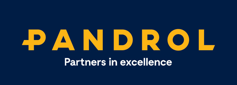 Pandrol logo with strapline